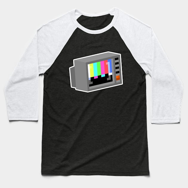 TV:n Baseball T-Shirt by Nothingsman